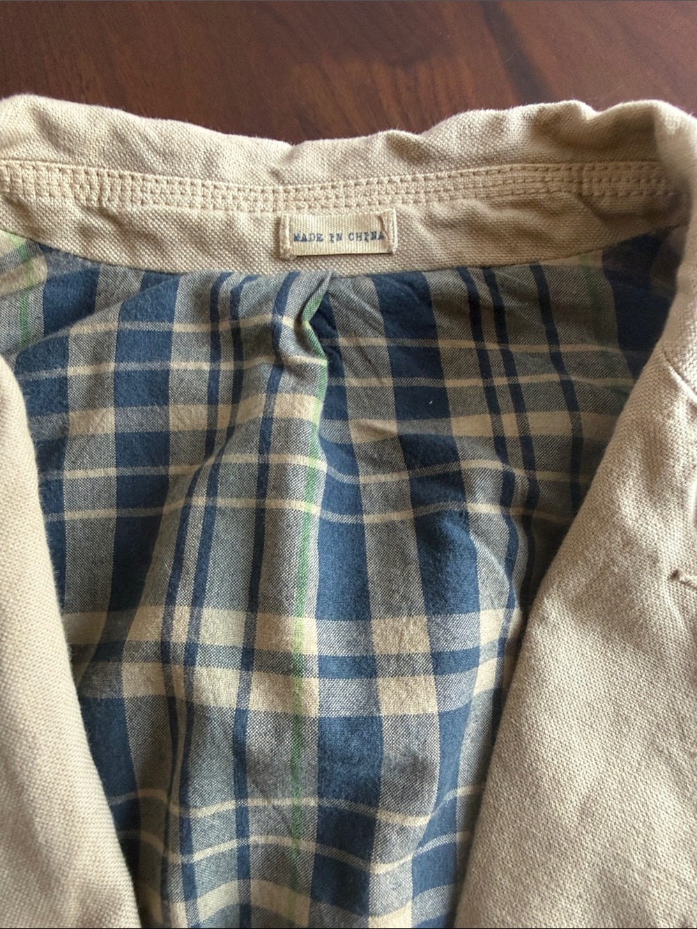 J. Crew - Men's Casual Cotton Blazer Jacket in Beige medium - Picture 7 of 8